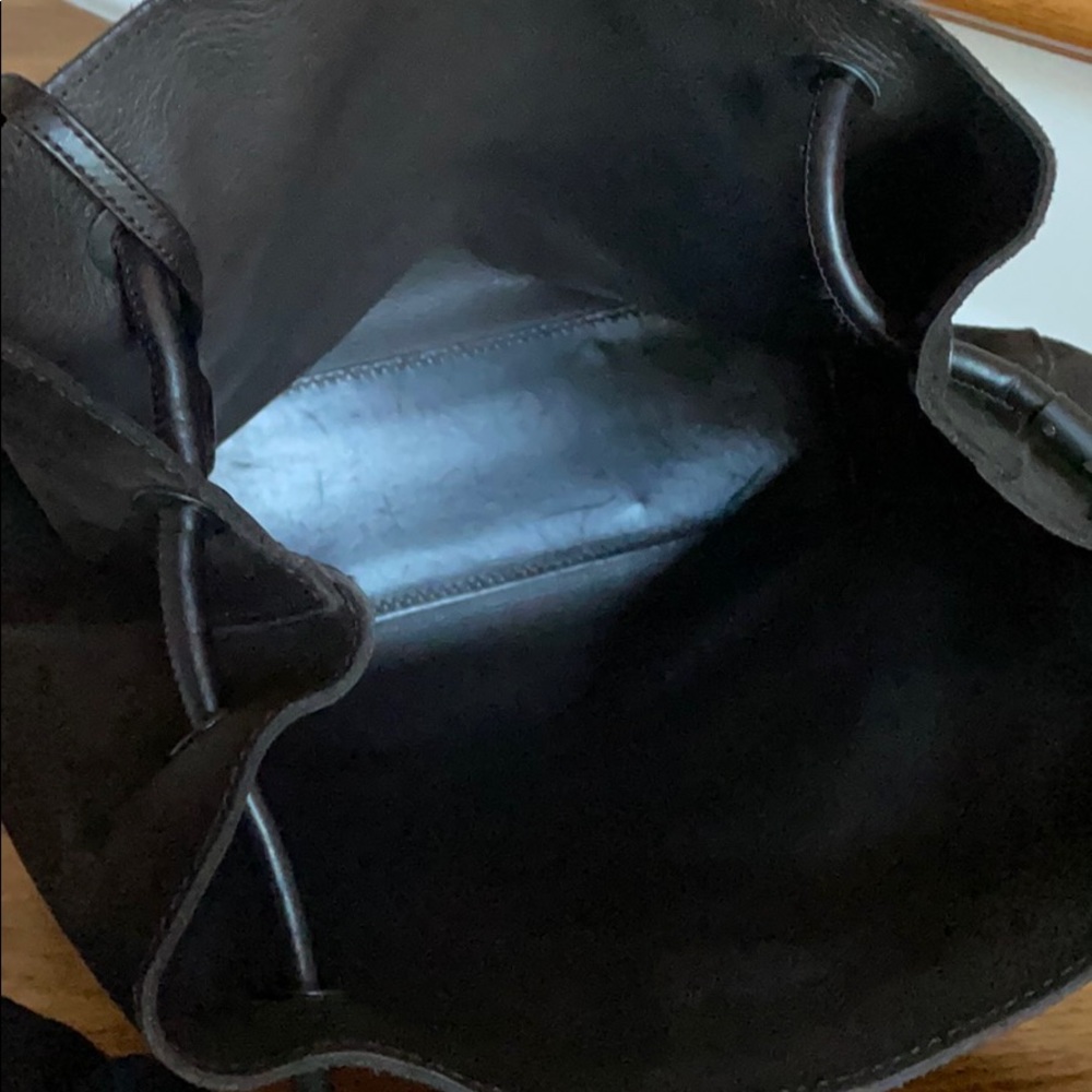 Gucci Suede Drawstring Shoulder Bag - image 7